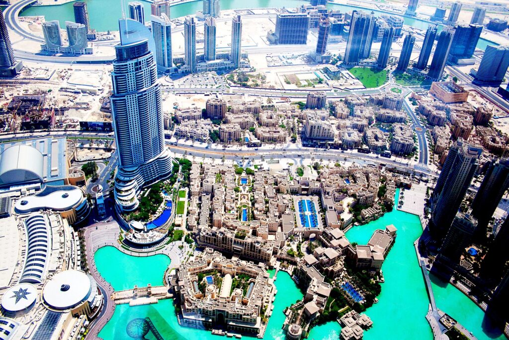 Zrównoważone miasto w Zjednoczonych Emiratach Arabskich