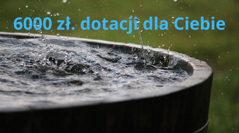 Moja Woda – wsparcie działań realizowanych przez WFOŚiGW 6000 zł dotacji